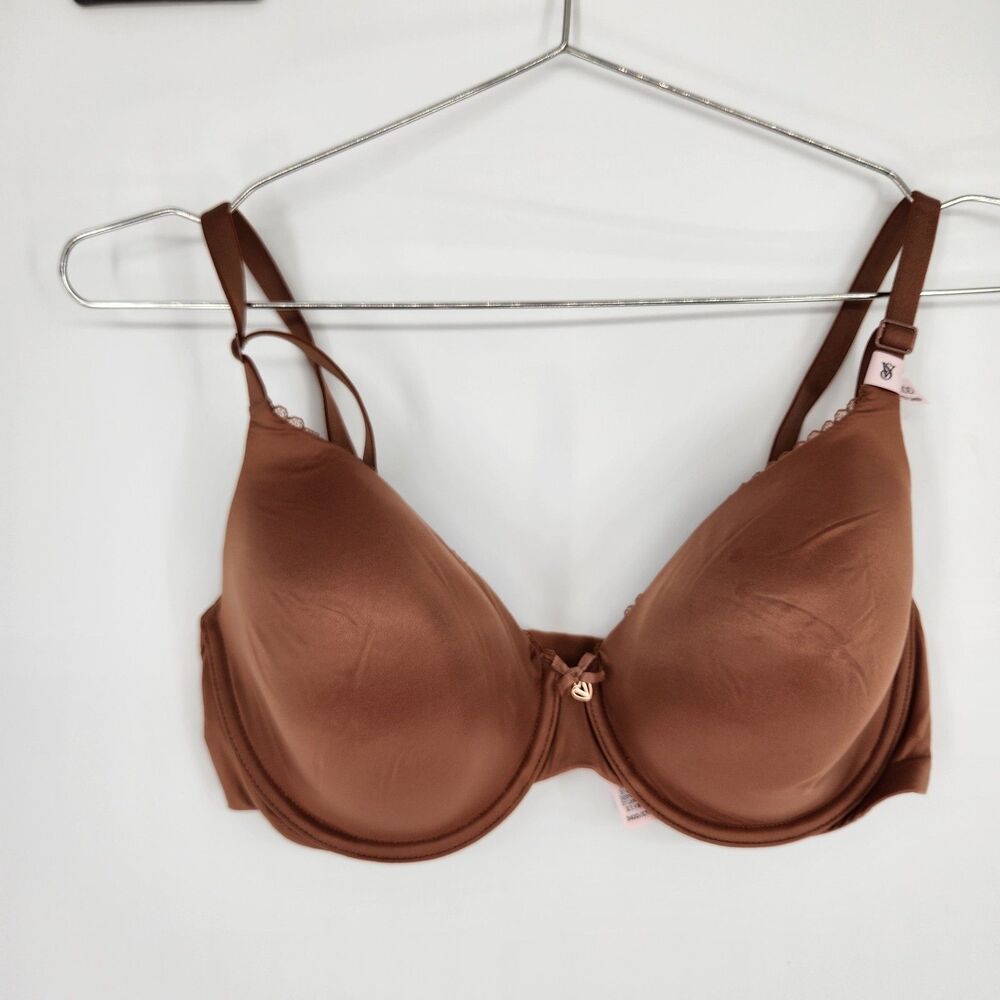 Victoria's Secret 34DD Caramel Brown‎ Lightly Lined Full Coverage Bra NWT